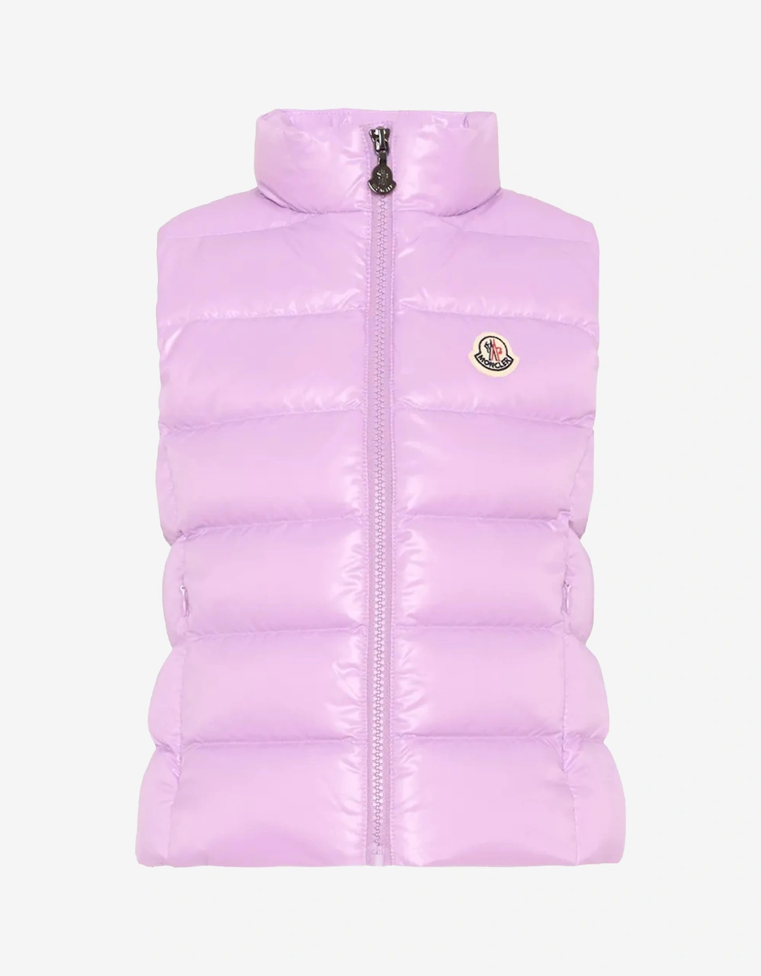 Moncler Enfant Girls Down Padded Ghany Gilet in Purple