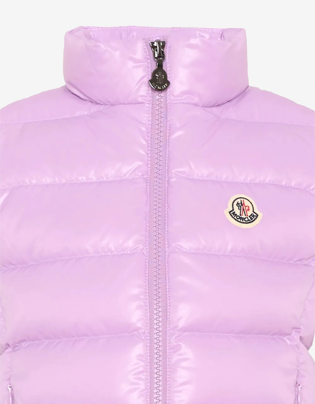 Moncler Enfant Girls Down Padded Ghany Gilet in Purple