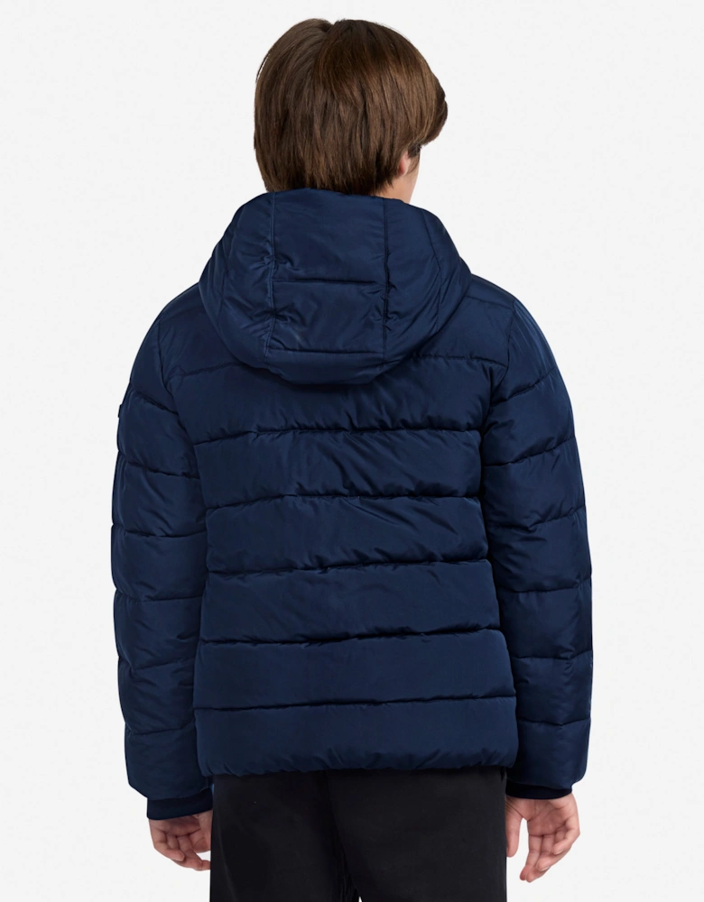 Abercrombie & Fitch Boys Midweight Puffer Jacket in Navy
