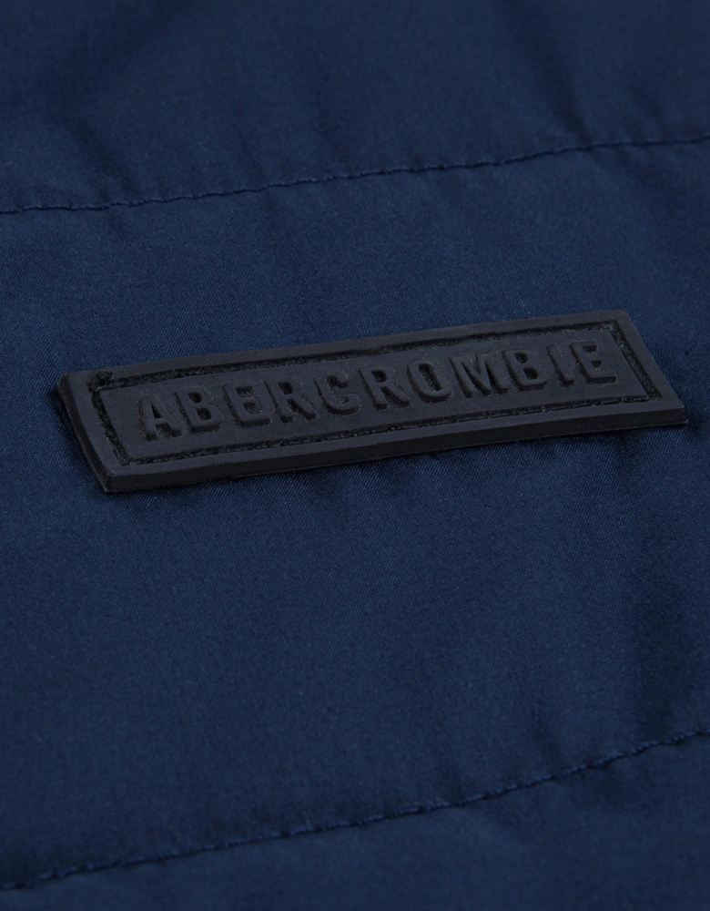 Abercrombie & Fitch Boys Midweight Puffer Jacket in Navy