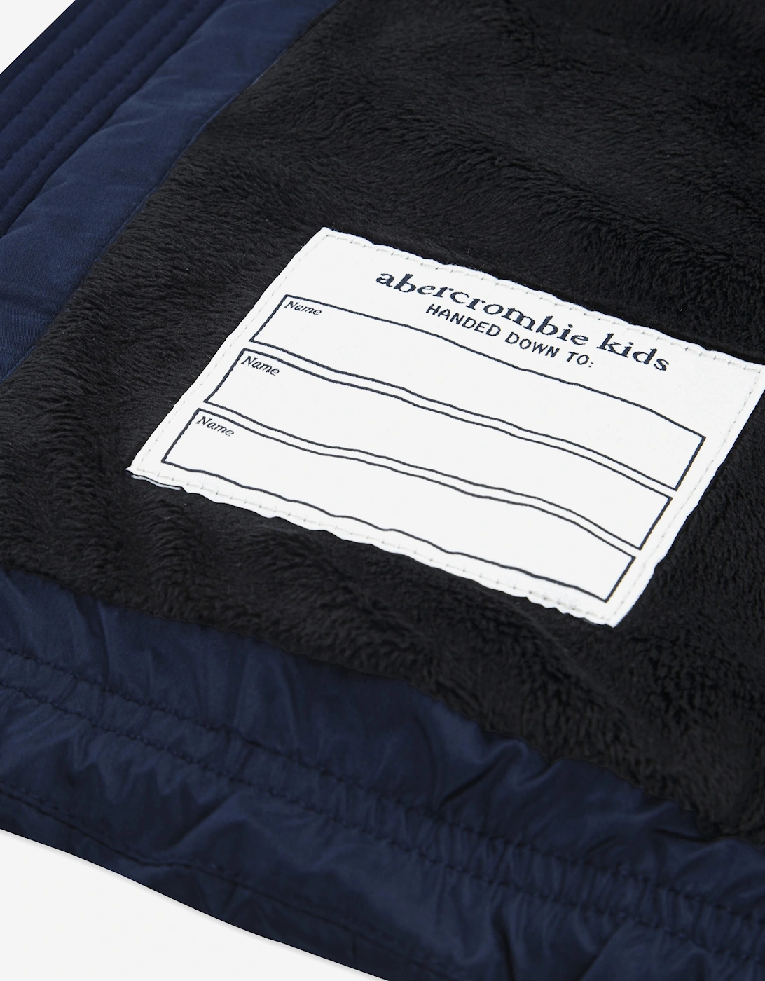 Abercrombie & Fitch Boys Midweight Puffer Jacket in Navy
