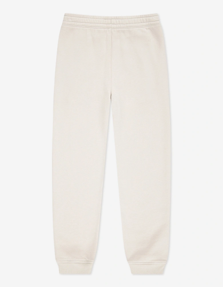 Abercrombie & Fitch Boys Essential Fleece Joggers in Ivory