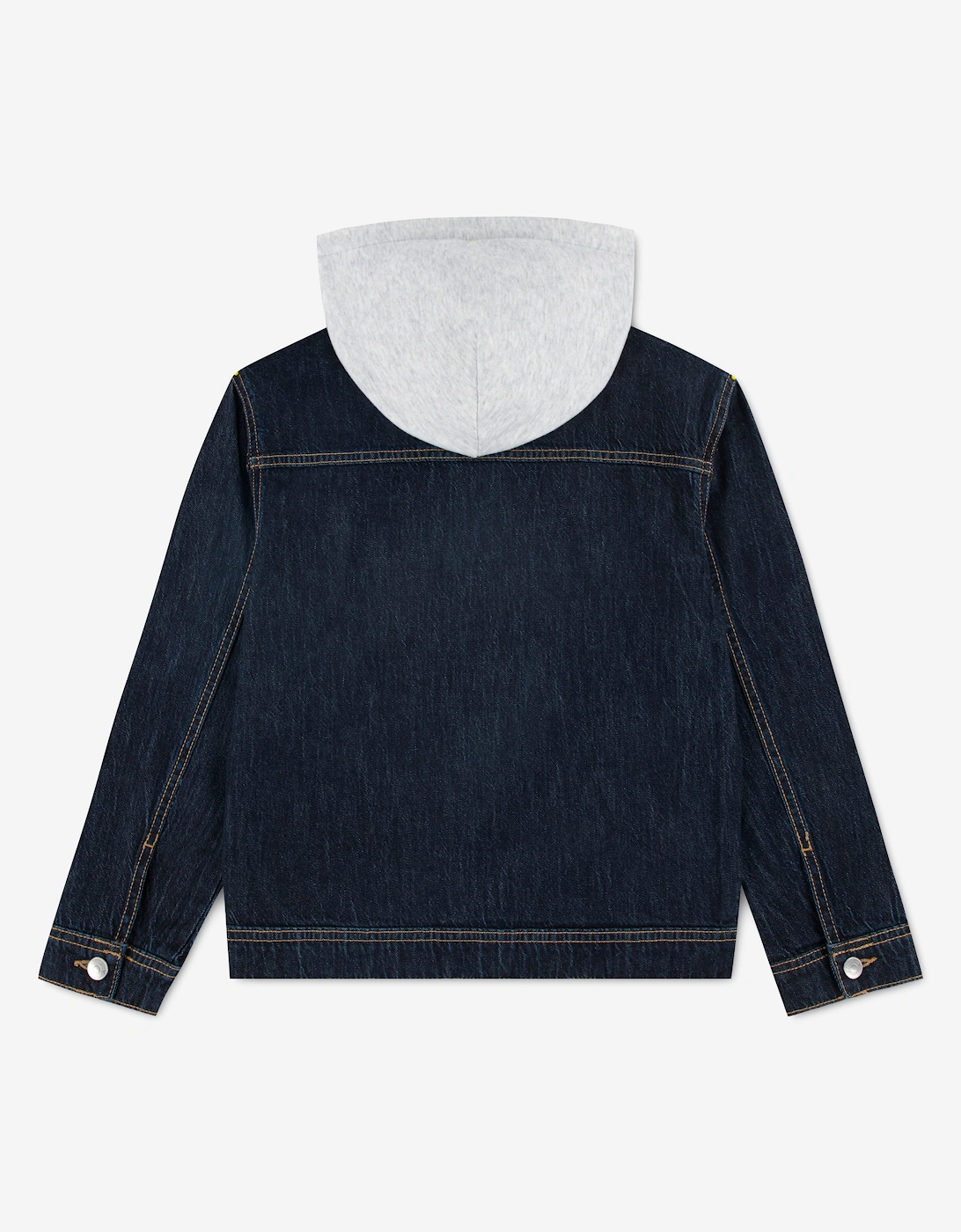 Abercrombie & Fitch Boys Hooded Denim Jacket in Blue