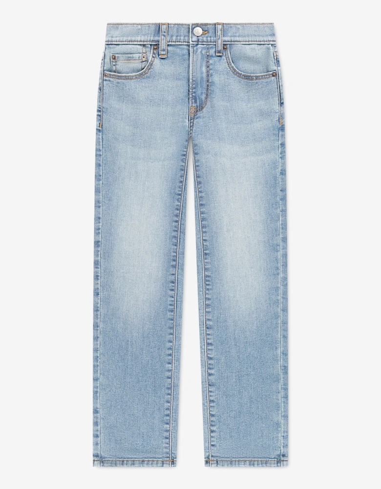 Abercrombie & Fitch Boys Straight Fit Jeans in Blue