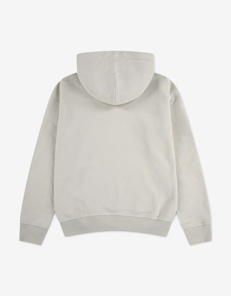Abercrombie & Fitch Boys Essentials Fleece Hoodie in Grey