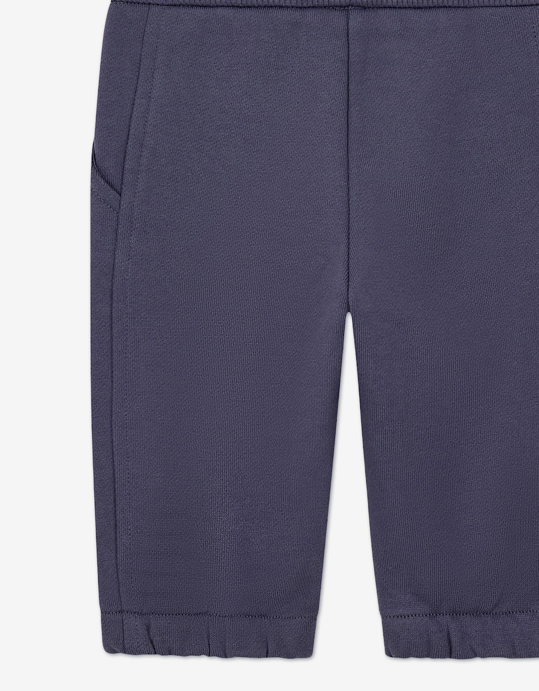 Emporio Armani Baby Boys Logo Joggers in Navy