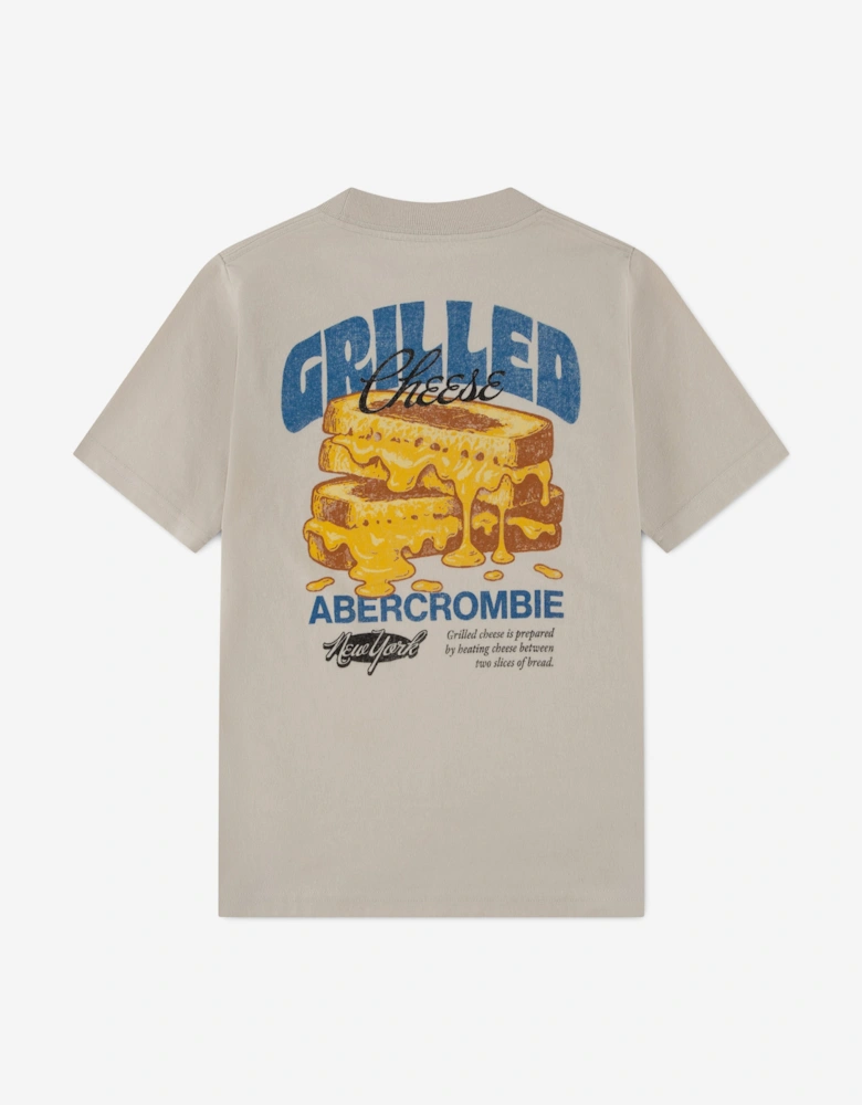 Abercrombie & Fitch Boys Grilled Cheese T-Shirt in Ivory