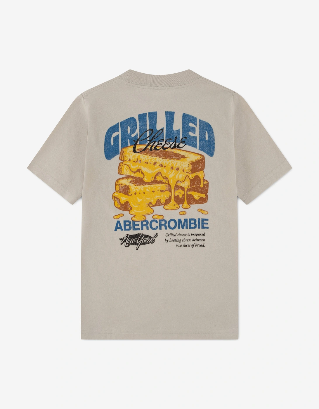 Abercrombie & Fitch Boys Grilled Cheese T-Shirt in Ivory