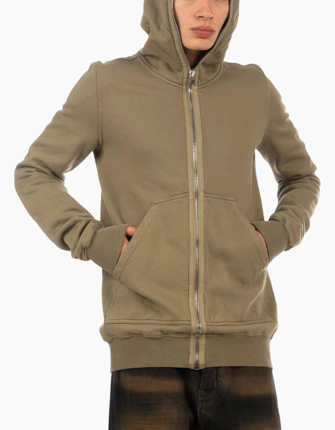 Rick Owens DRKSHDW Jumbo Gimp Hoodie Mens Full Zip Sportswear