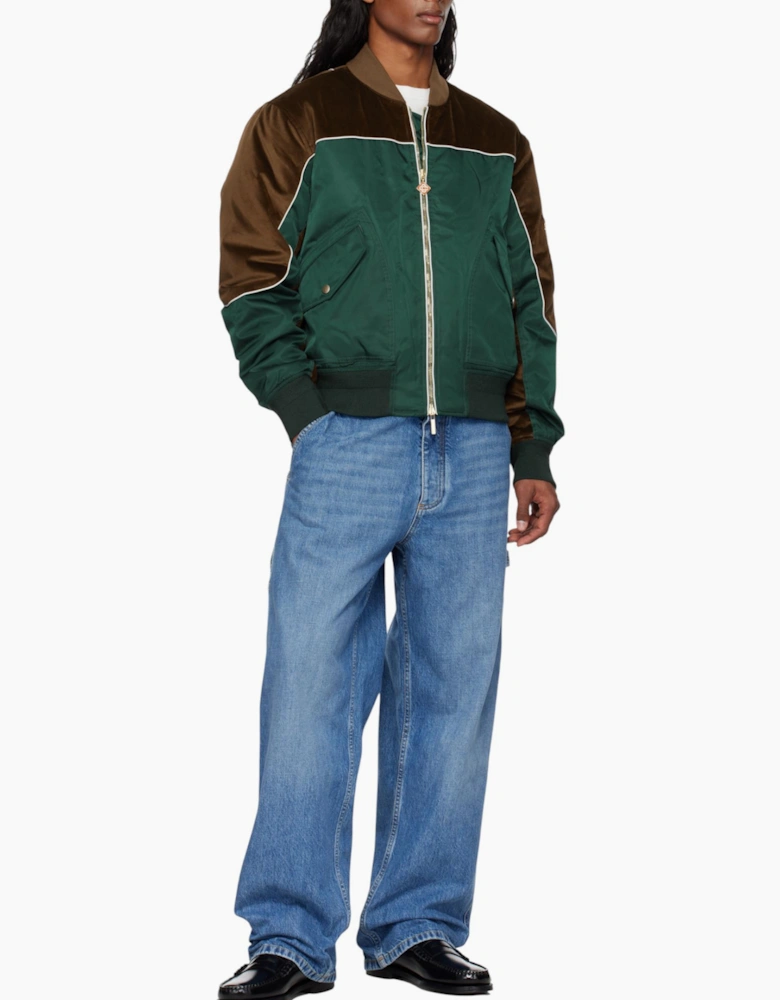 Casablanca Mens Carseat Bomber Jacket Full Zip