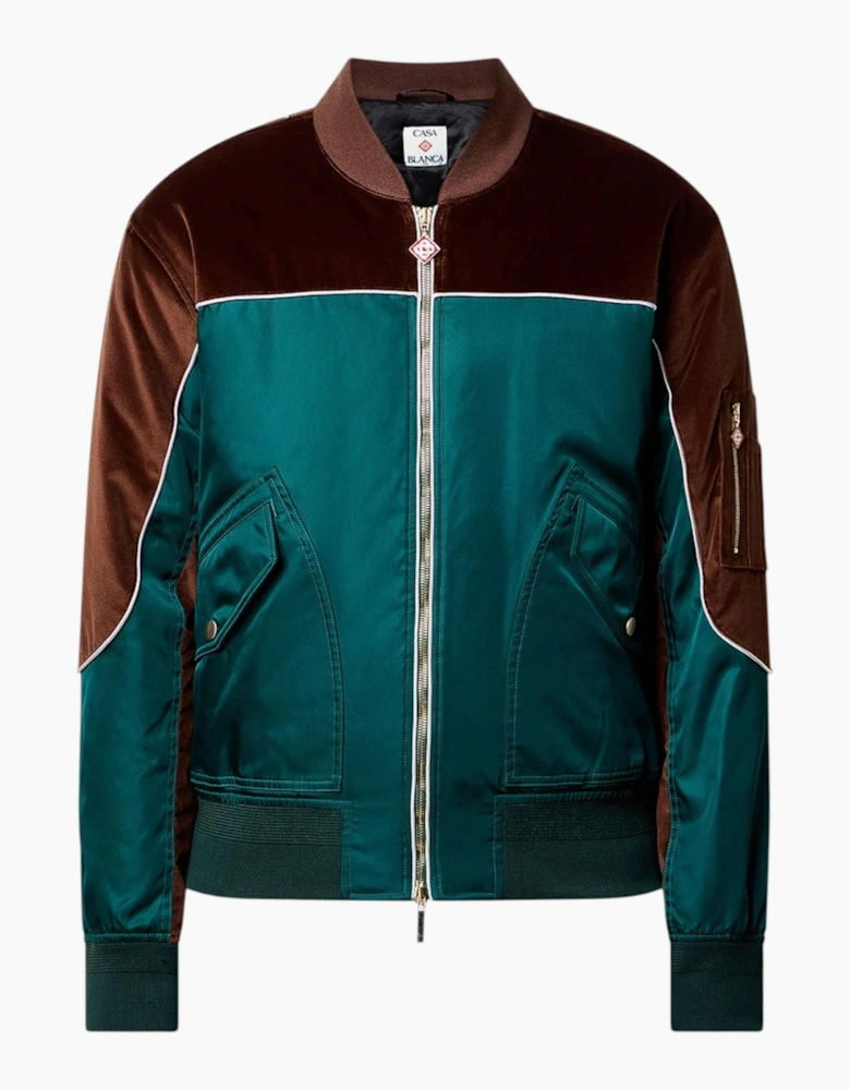 Casablanca Mens Carseat Bomber Jacket Full Zip
