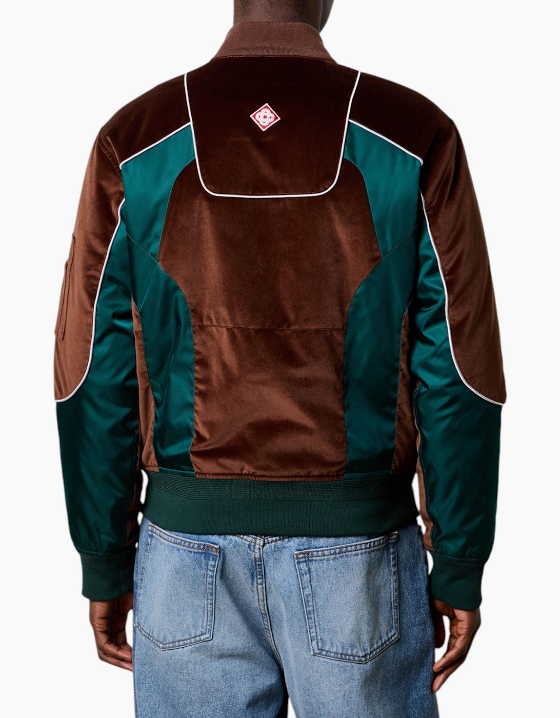 Casablanca Mens Carseat Bomber Jacket Full Zip