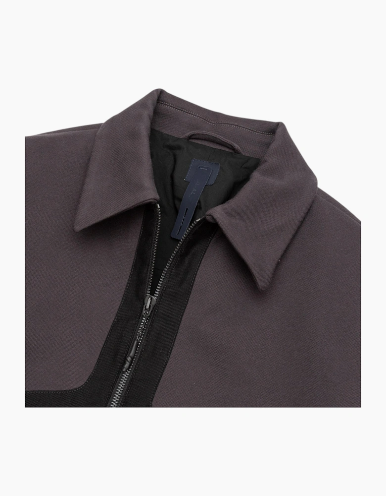 Jlal Bias Jacket Mens Full Zip Winter Coat Dark Grey