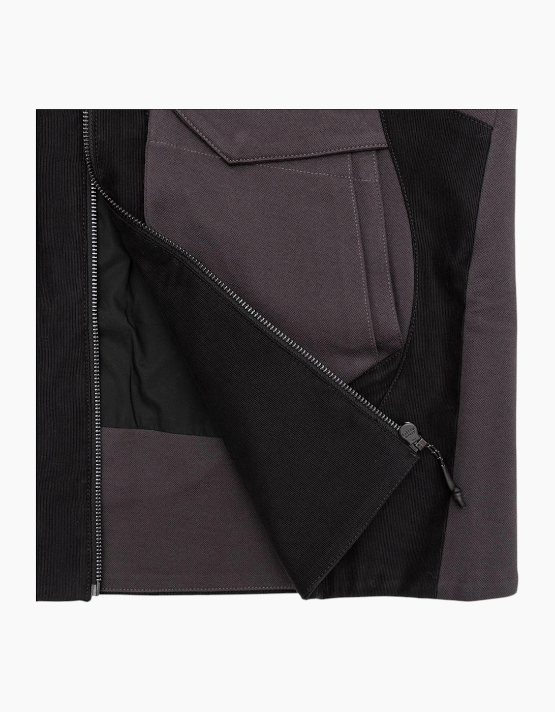Jlal Bias Jacket Mens Full Zip Winter Coat Dark Grey
