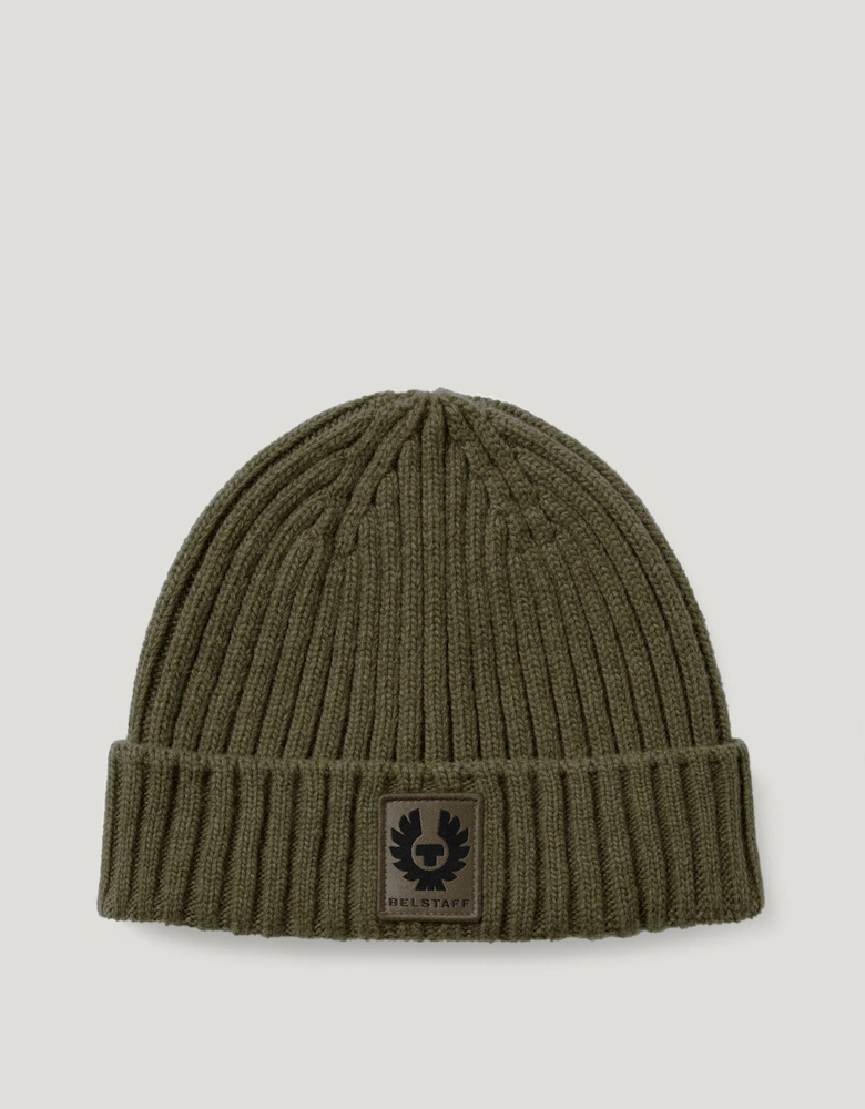 Belstaff Watch Beanie Hat - Khaki Green