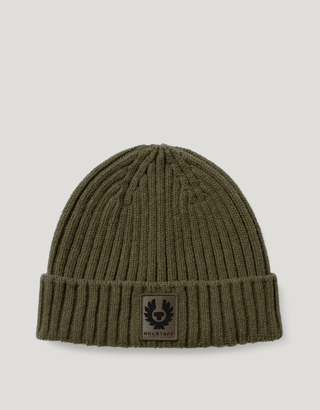 Belstaff Women's Green Watch Beanie Hat - Khaki - Size One Size