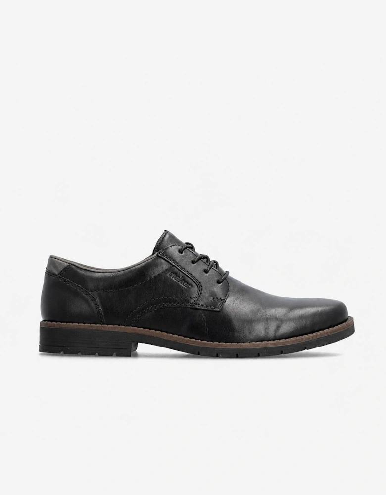 Rieker 13900 Mens Lace-Up Shoes Black/Smoke