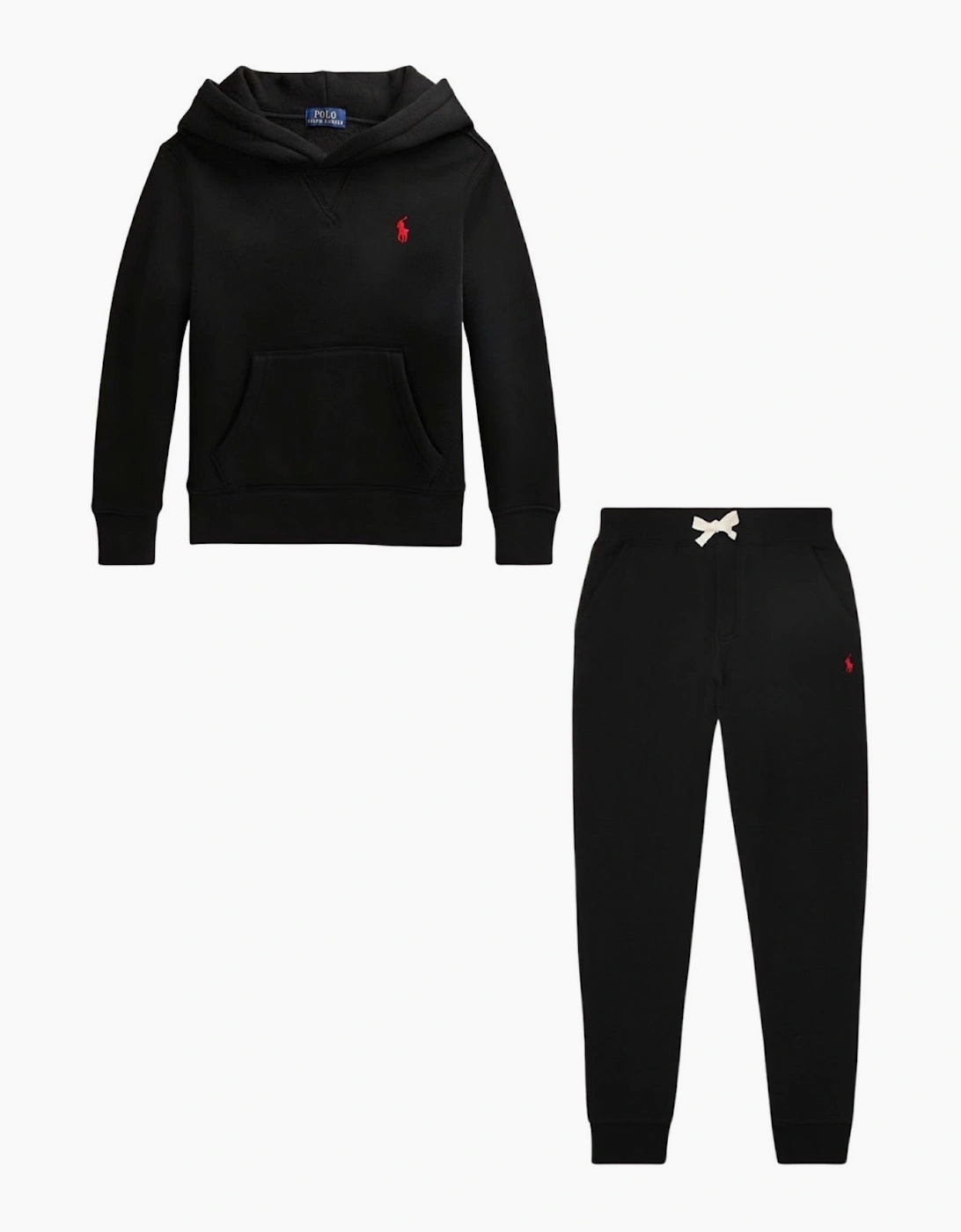 RALPH LAUREN BLACK HOODED TRACKSUIT 49954059