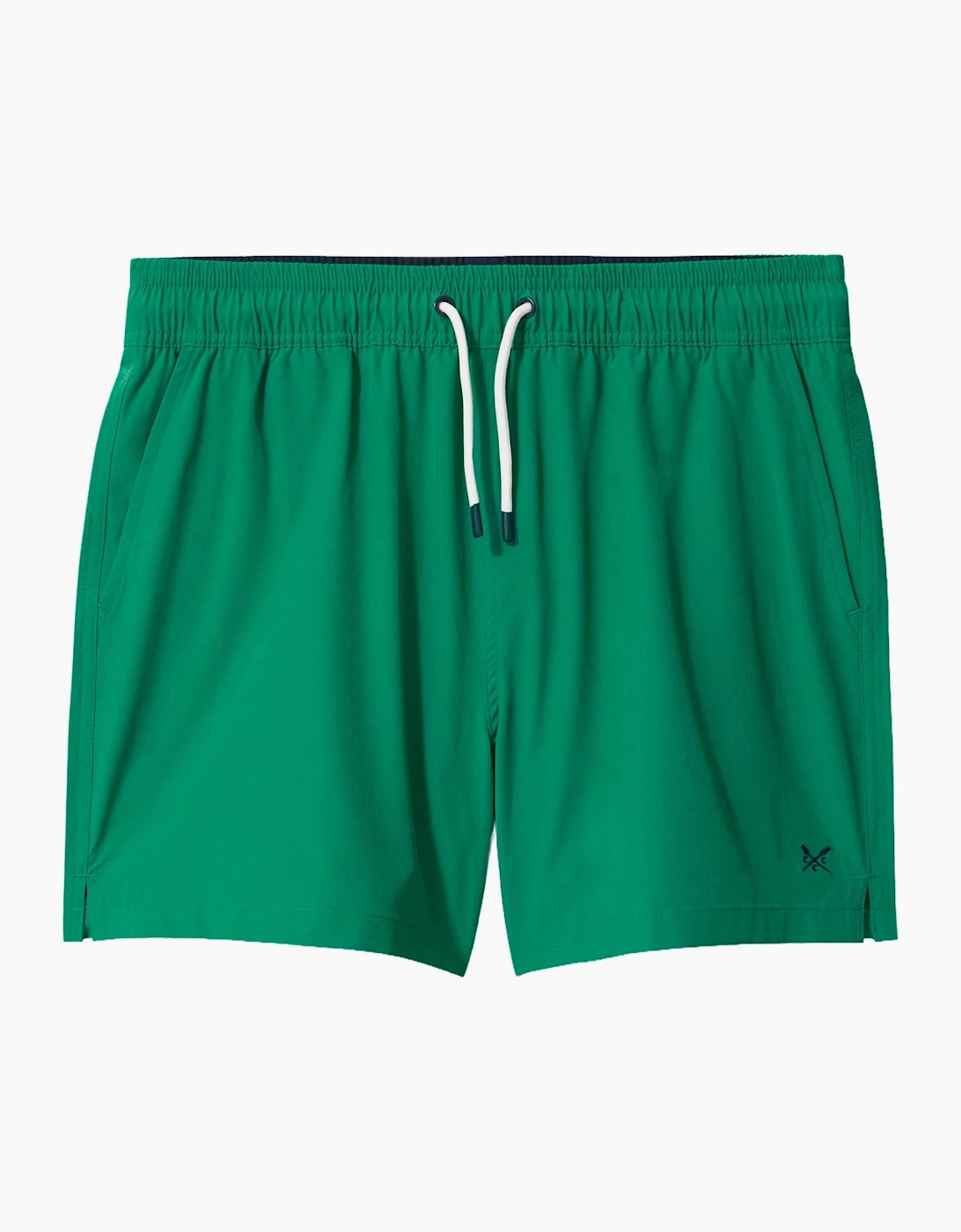 Men's Crew Clothing Mens Plain Swim Shorts - Green - Size: 35/34/32