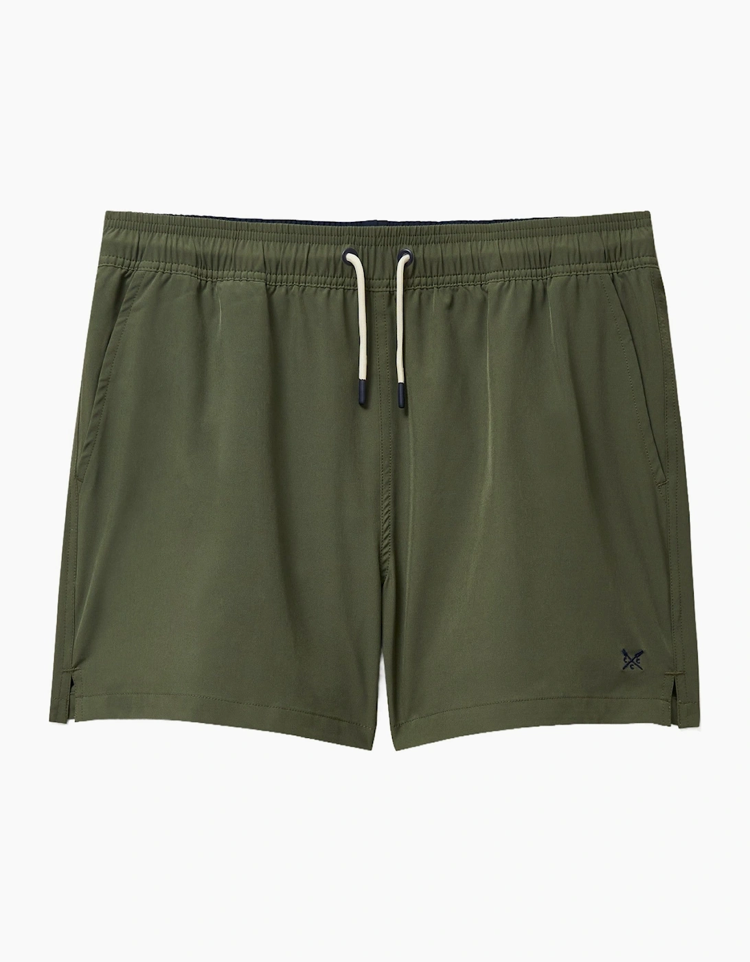 Men's Crew Clothing Mens Plain Swim Shorts - Green - Size: 32/30/31
