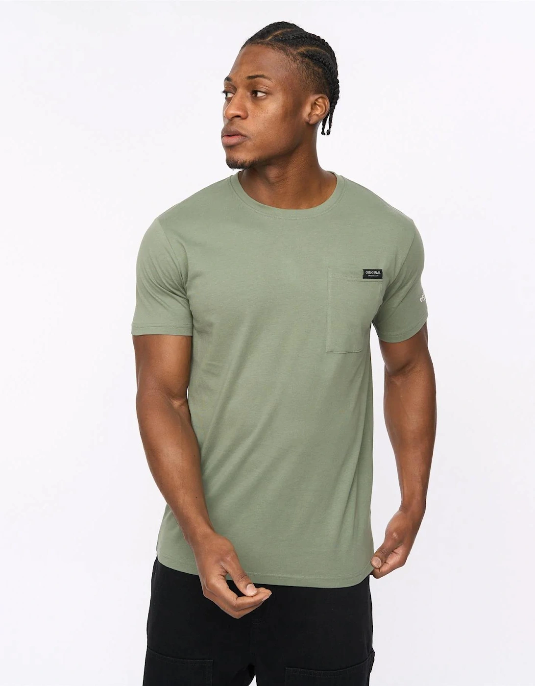 Portville Printed Logo Crew Neck Short Sleeve T-Shirt