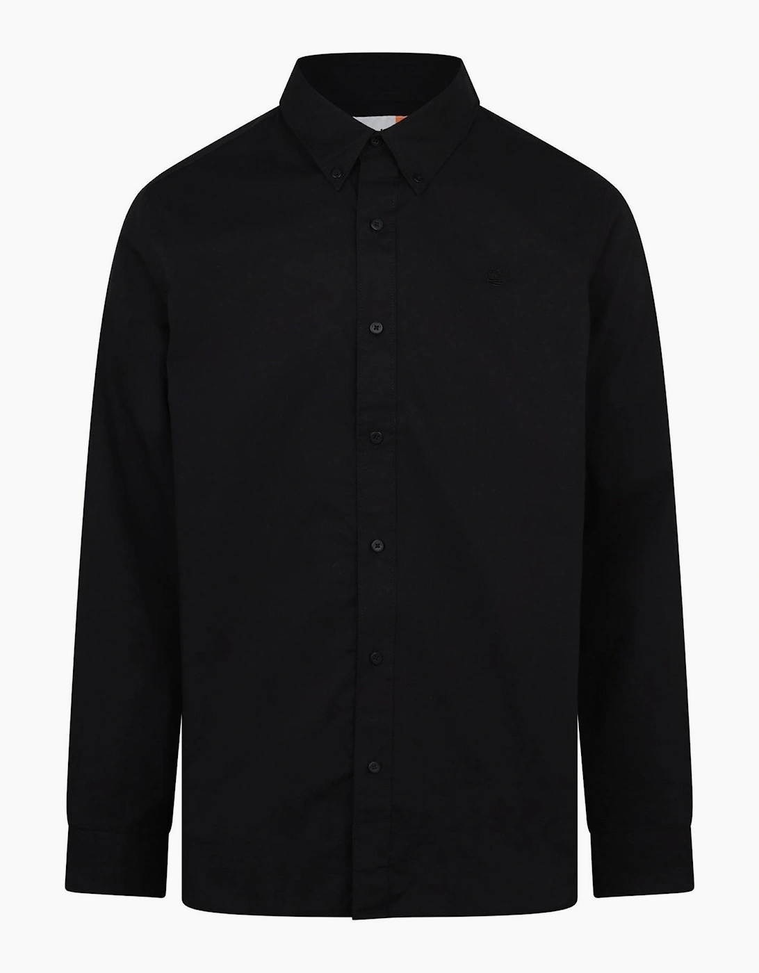 Timberland Timberland Men's Long Sleeve Stretch Poplin Shirt Bl - Black