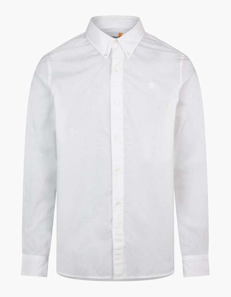 Long Sleeve Stretch Poplin Shirt Bl