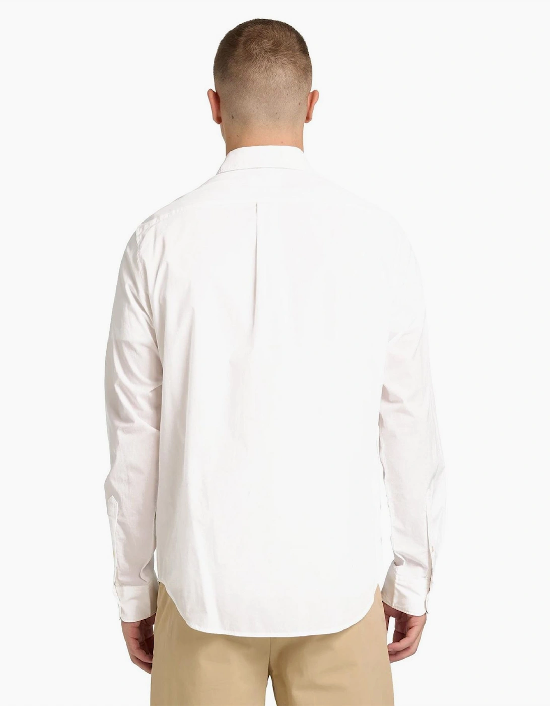 Long Sleeve Stretch Poplin Shirt Bl