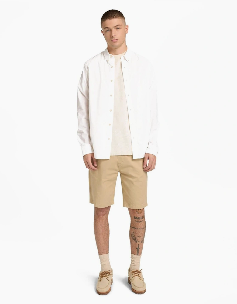 Long Sleeve Stretch Poplin Shirt Bl