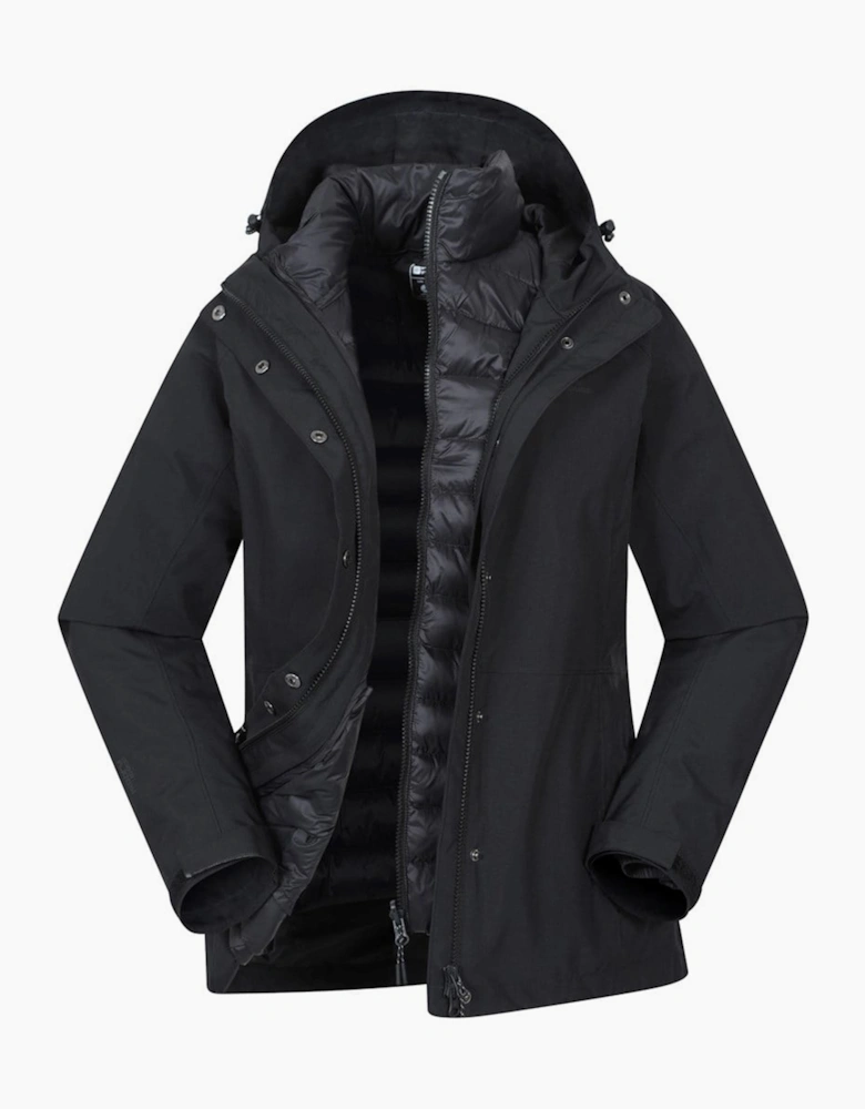 Mountain Warehouse Womens/Ladies Alaskan 3 in 1 Padded Jacket