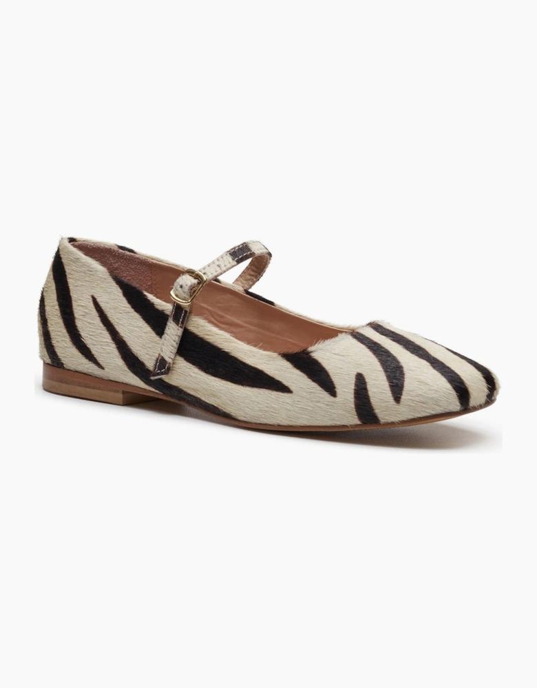 Hush Puppies Pasha Leather Women's Zebra Shoes