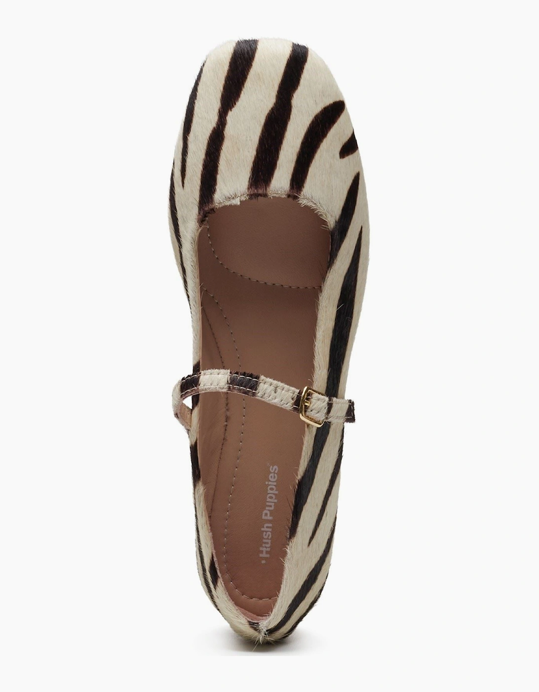 Hush Puppies Pasha Leather Women's Zebra Shoes