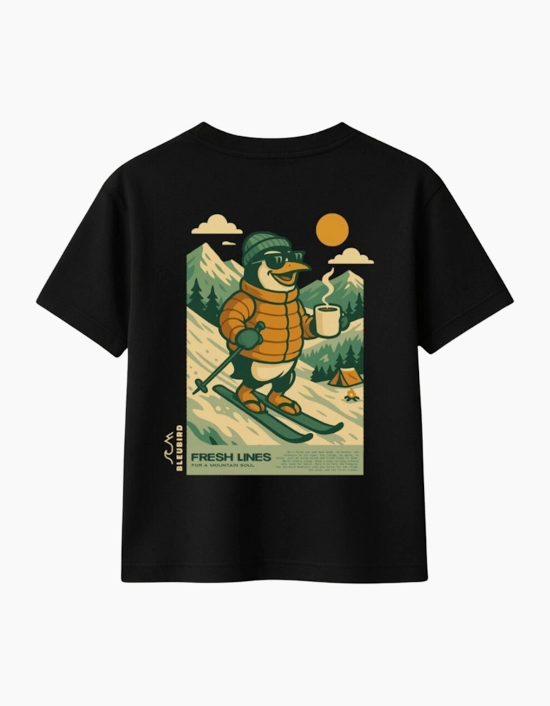 Bleubird Pete the Penguin Short Sleeve T-Shirt