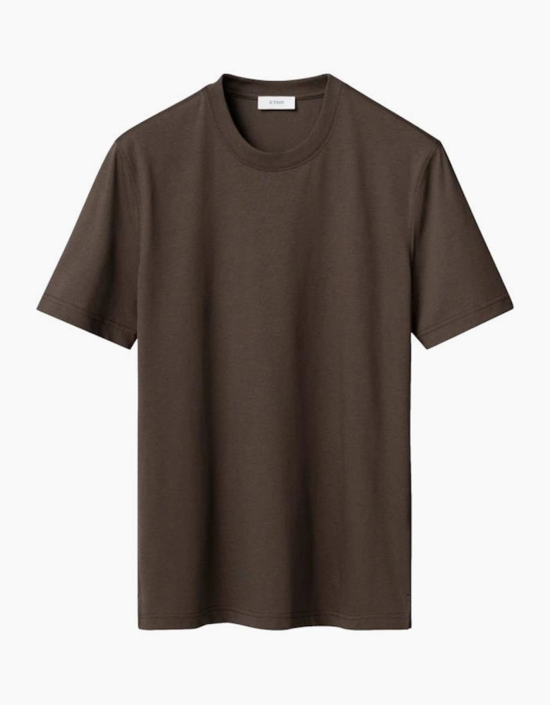 Eton Supima Cotton T-Shirt 38 Brown