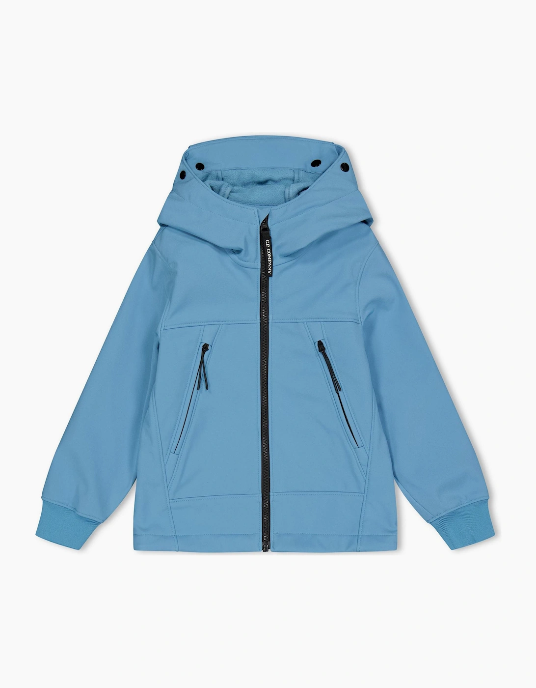 Kids Goggle Water Resistant Long Sleeve Hooded Softshell Jacket