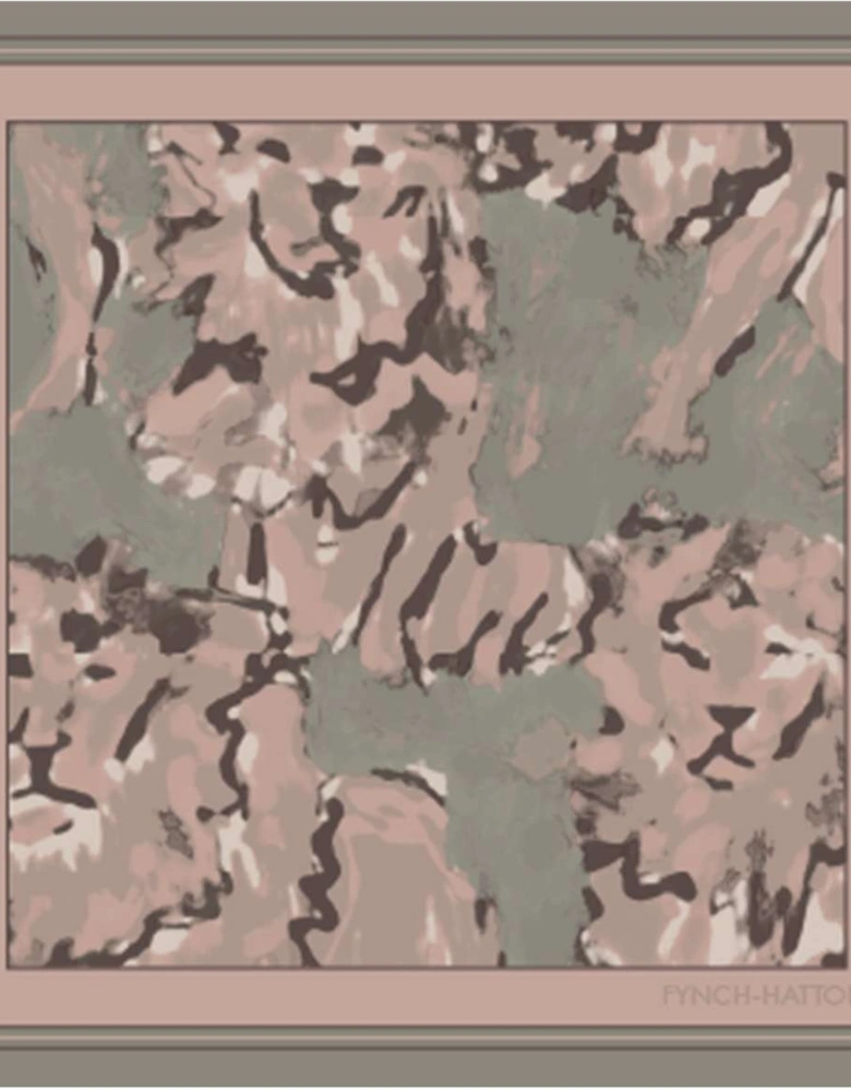 Dusty green lion scarf