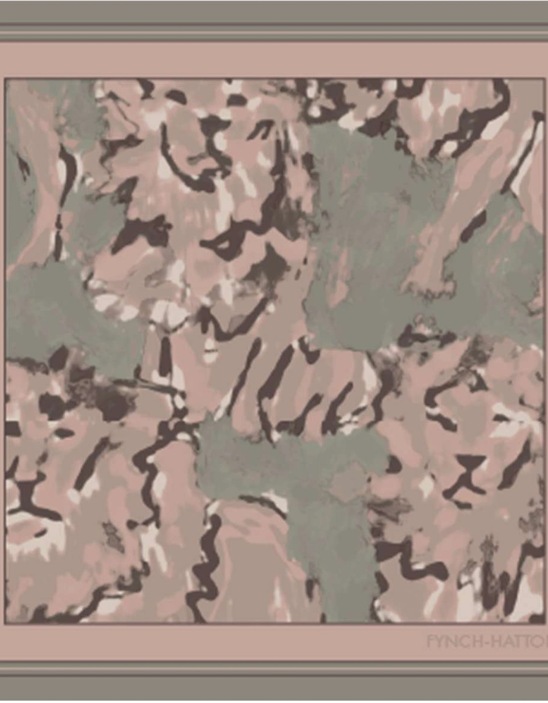 Dusty green lion scarf