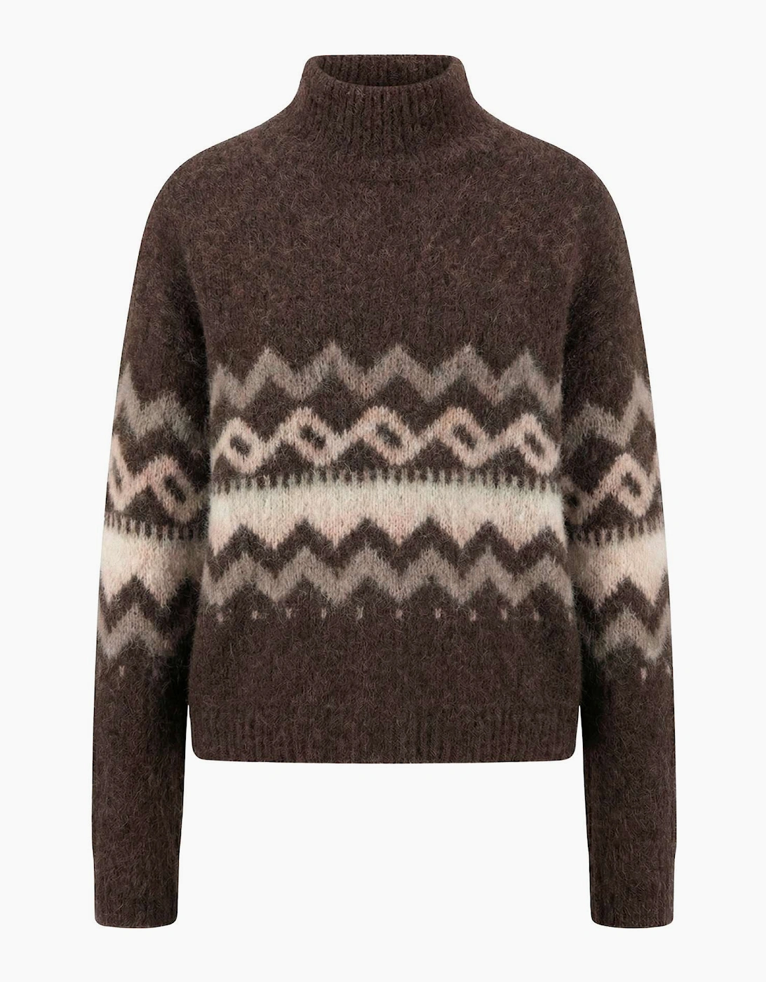 Nordic alpaca blend jumper in espresso