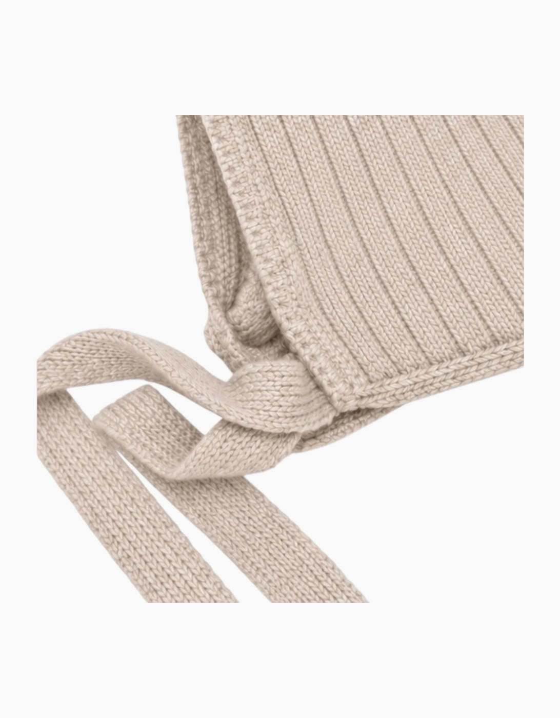 Sand Knit Tie Bonnet