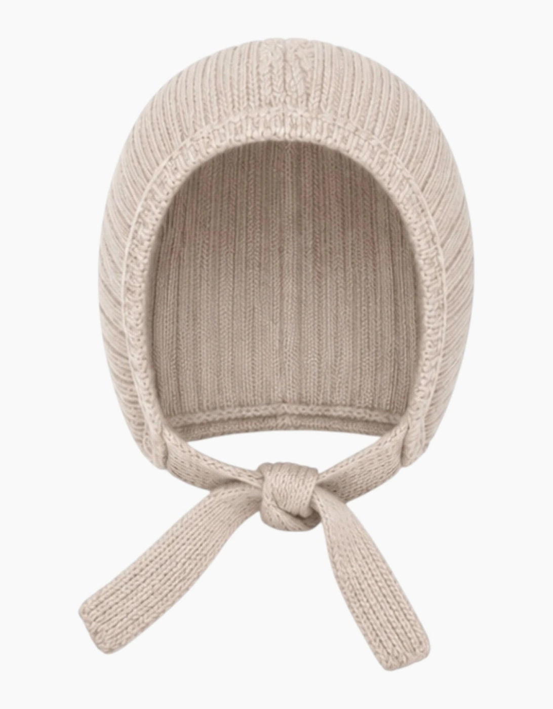 Sand Knit Tie Bonnet