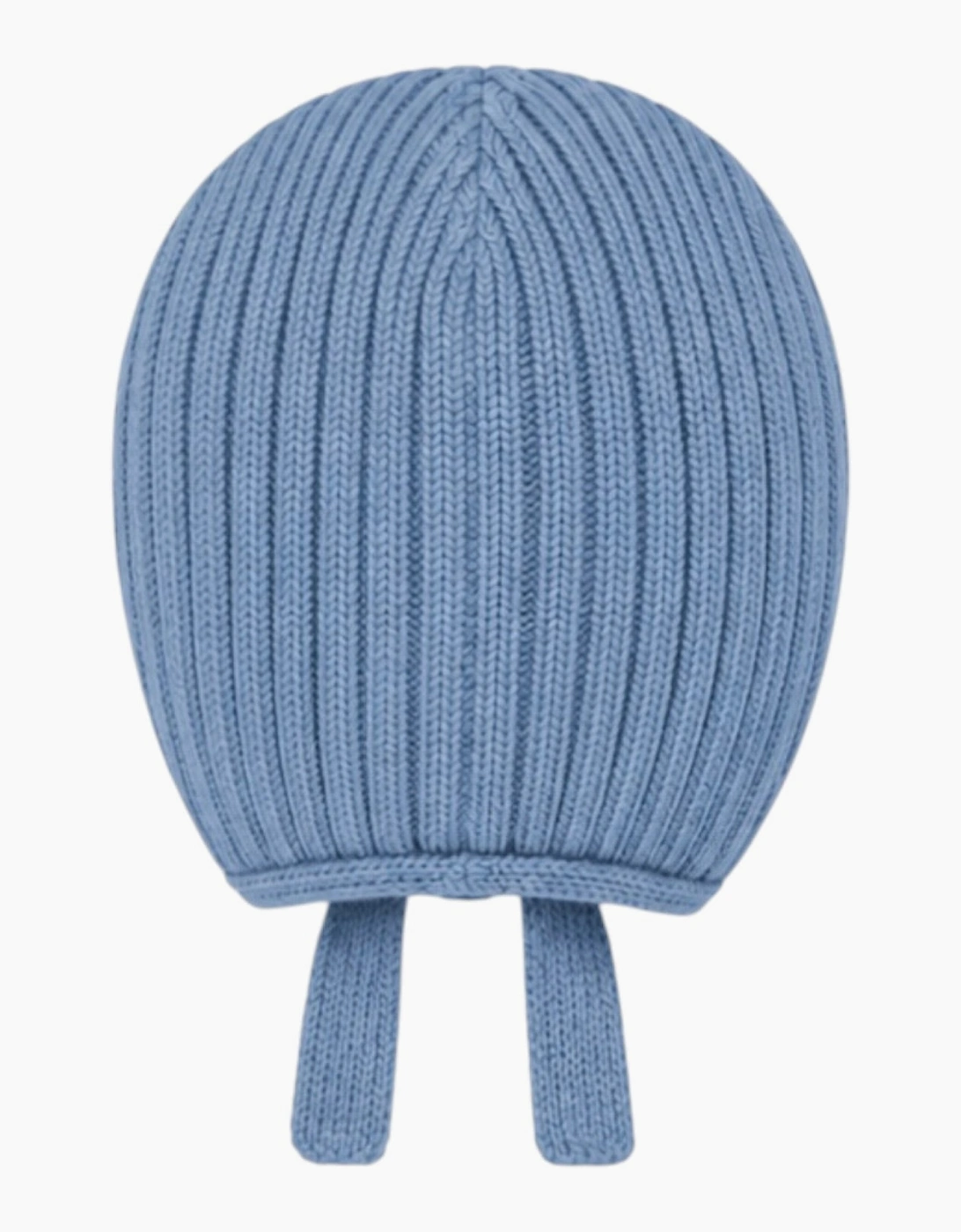 Boys Blue Knit Tie Bonnet