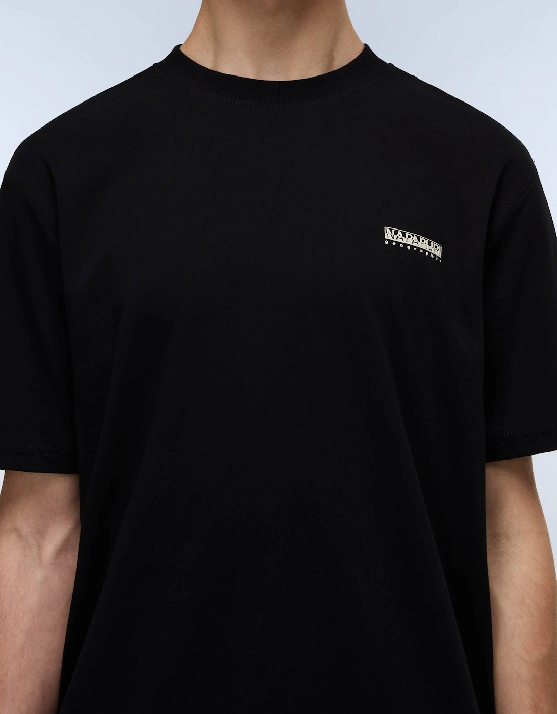 Napapijri Small Box Mens Short Sleeve T-Shirt - Black Beauty 941