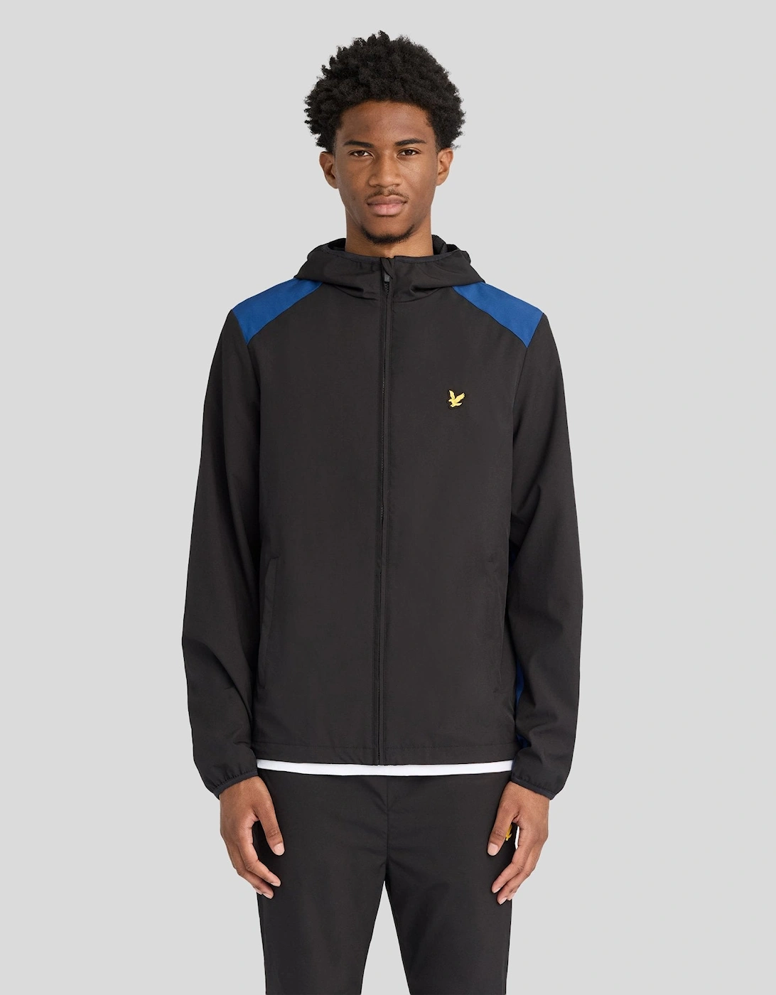 Lyle & Scott Lyle And Scott Men's Sports Panelled Windbreaker Jacket - Black