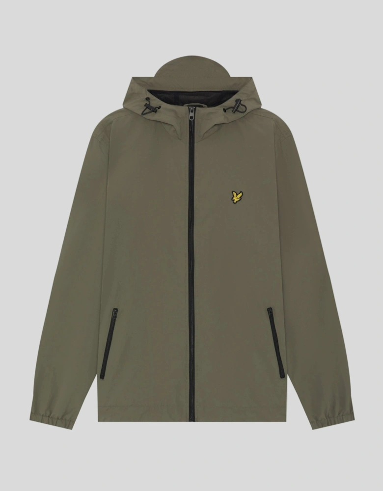 Contrast Zip Water Resistant Jacket