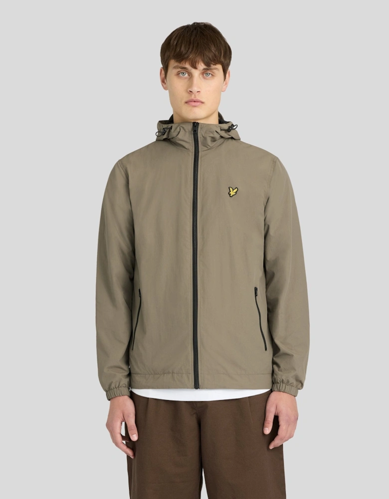 Contrast Zip Water Resistant Jacket