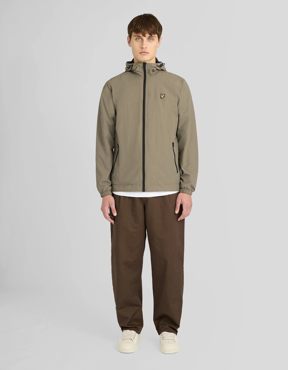 Contrast Zip Water Resistant Jacket