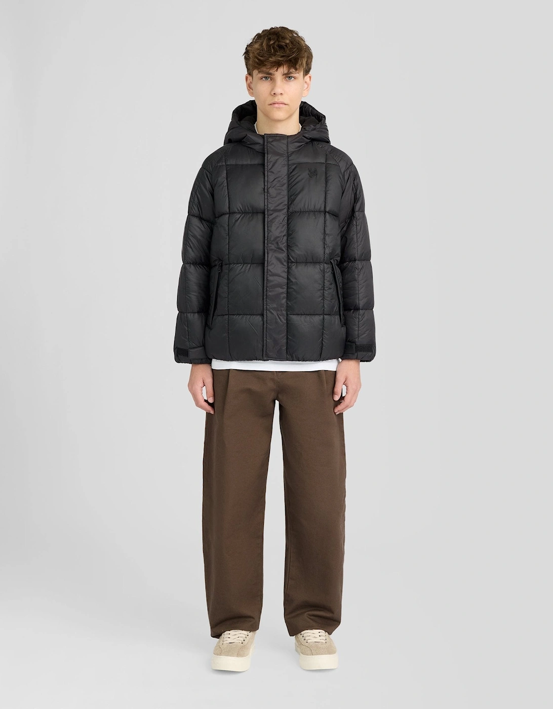 Tonal Eagle Padded Jacket