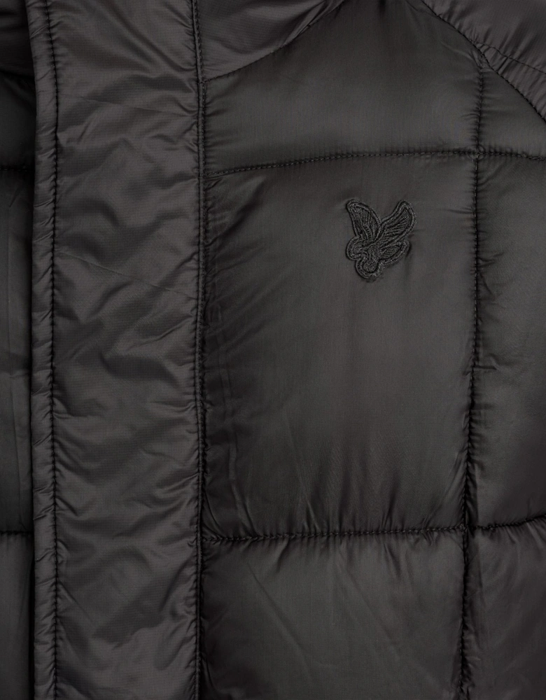 Tonal Eagle Padded Jacket