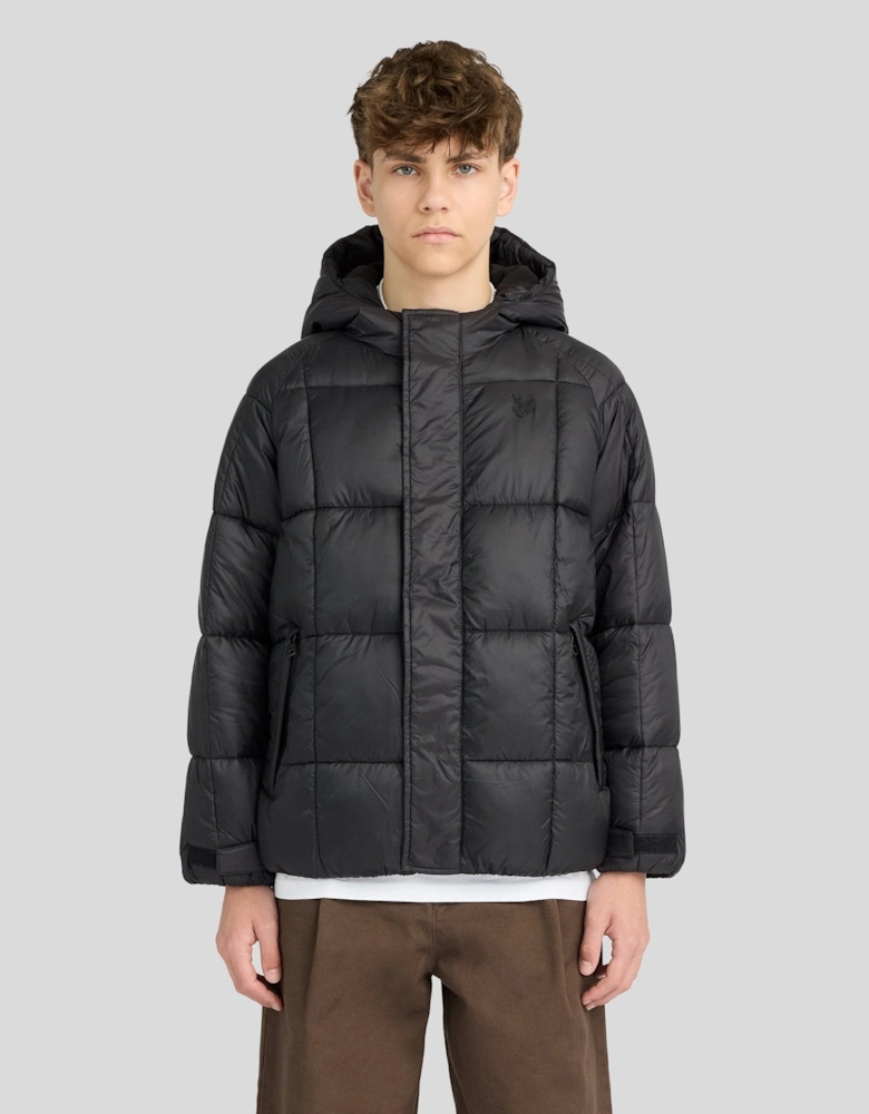 Tonal Eagle Padded Jacket