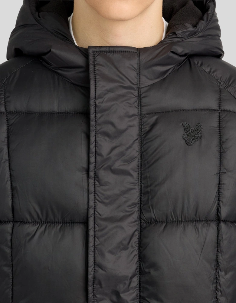 Tonal Eagle Padded Jacket
